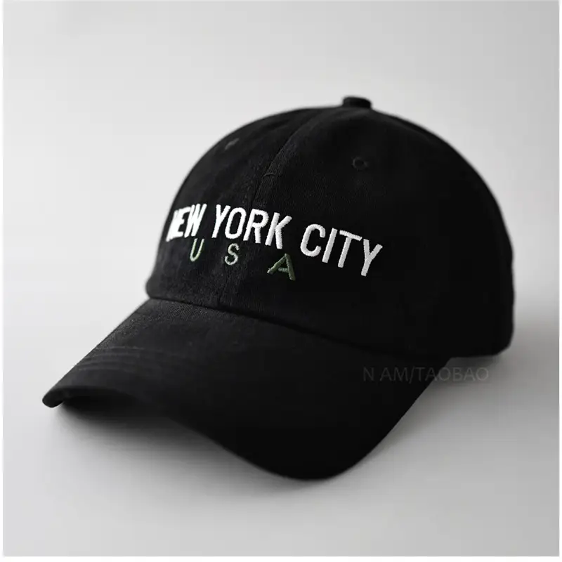 Blue Embroidered Baseball Cap for Men Women Casual Sunshade - Image 9