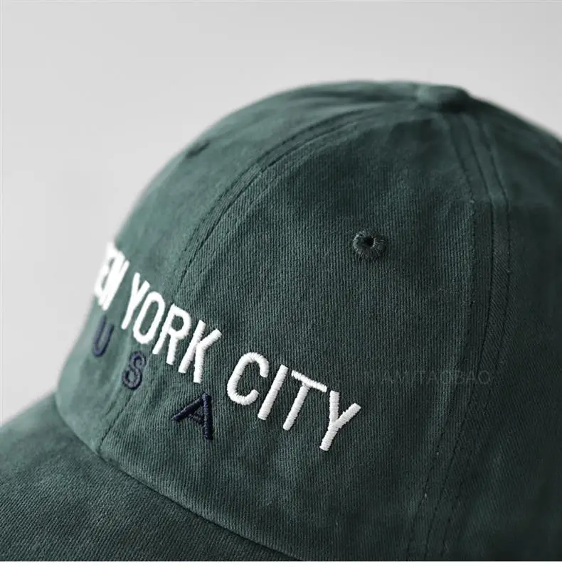 Blue Embroidered Baseball Cap for Men Women Casual Sunshade — feature 15