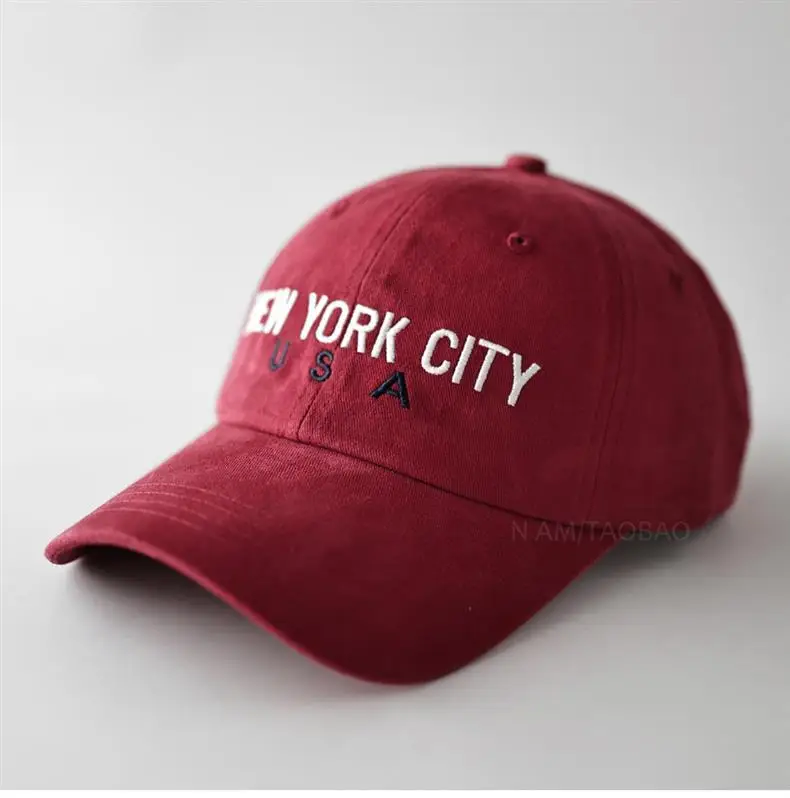 Blue Embroidered Baseball Cap for Men Women Casual Sunshade — feature 3