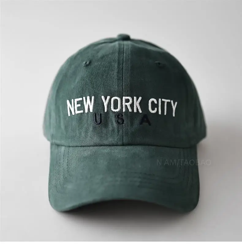 Blue Embroidered Baseball Cap for Men Women Casual Sunshade — feature 9