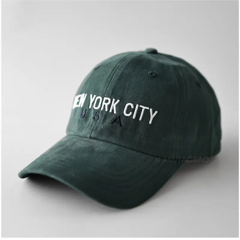 Blue Embroidered Baseball Cap for Men Women Casual Sunshade - Image 6