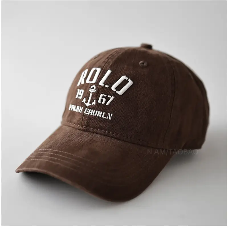 Maroon Polo 9167 Embroidered Baseball Cap - Image 7