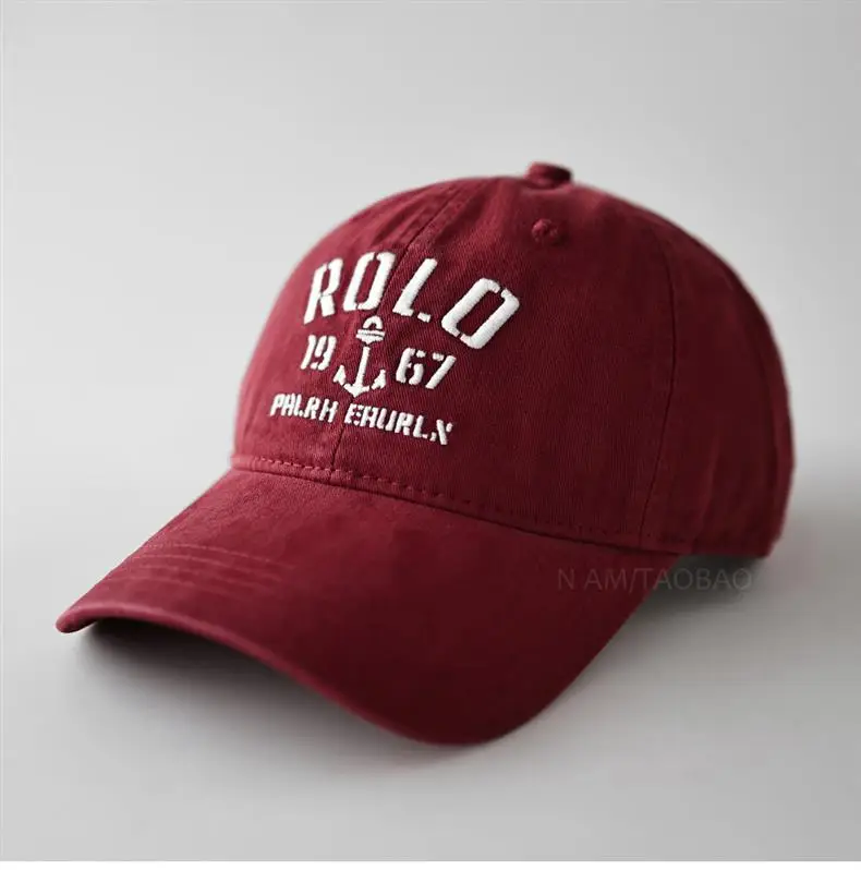 Maroon Polo 9167 Embroidered Baseball Cap — feature 5