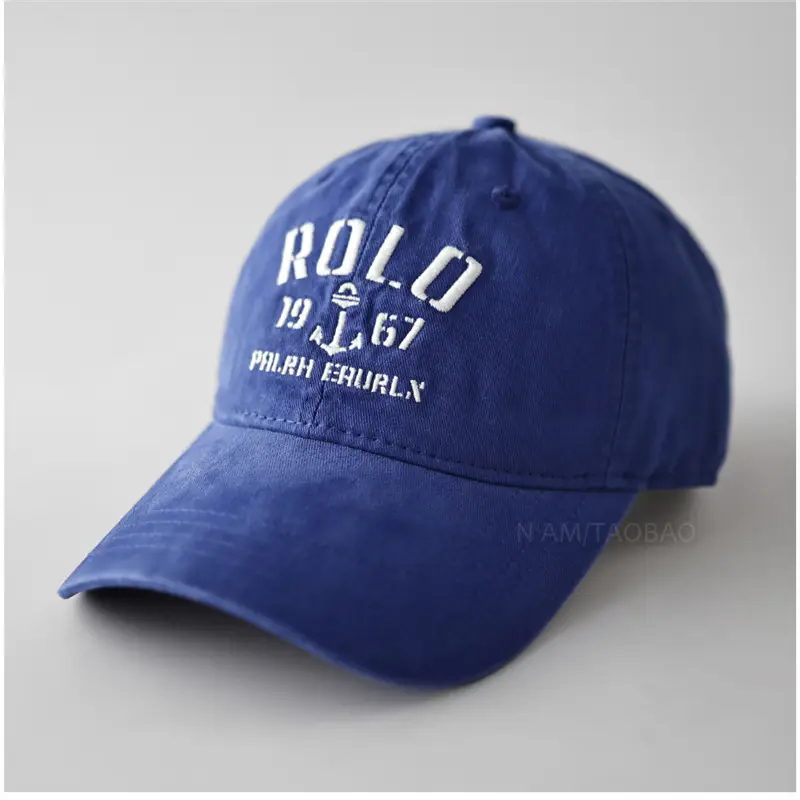 Maroon Polo 9167 Embroidered Baseball Cap - Image 3