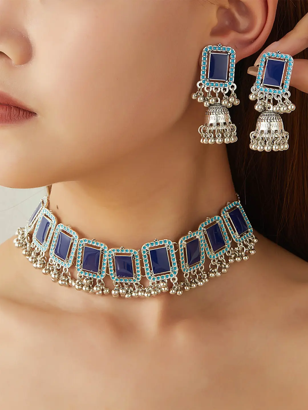 Cross-Border European and American Style Bohemian Handmade Tassel Bell Traditional Ethnic Style Earrings Wholesale Manufacturer