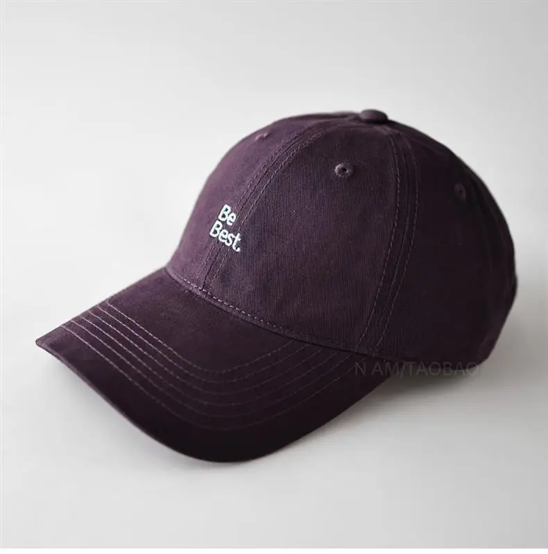Purple Embroidered Baseball Cap Unisex Sunshade — feature 11