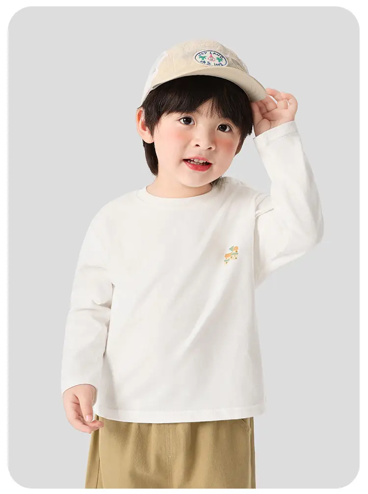 Kaka Panda Boys Long Sleeve T-Shirt Olive Green — feature 10
