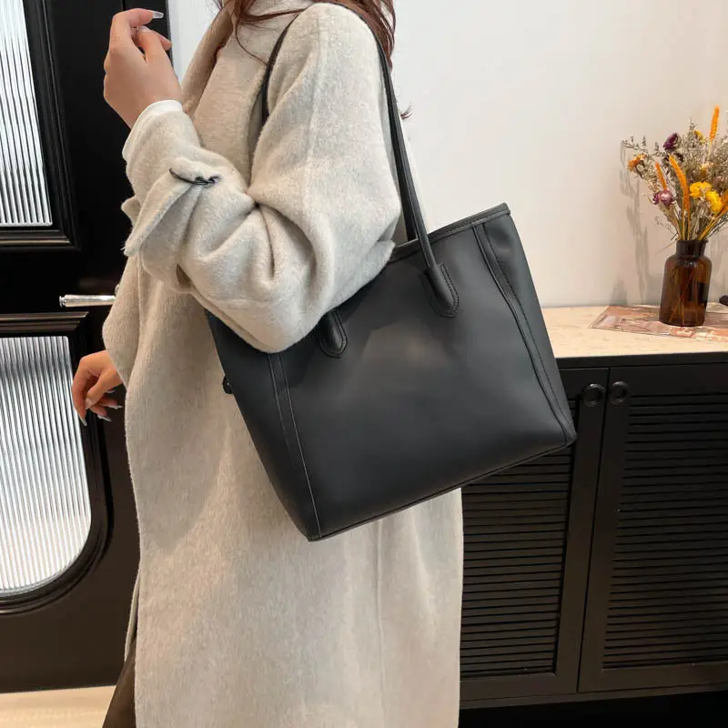Women's New Casual Korean Style Brown Tote Bag — feature 24