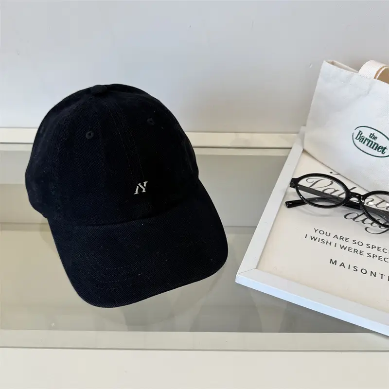 N Letter Baseball Cap for Women Maroon Black - Image 6