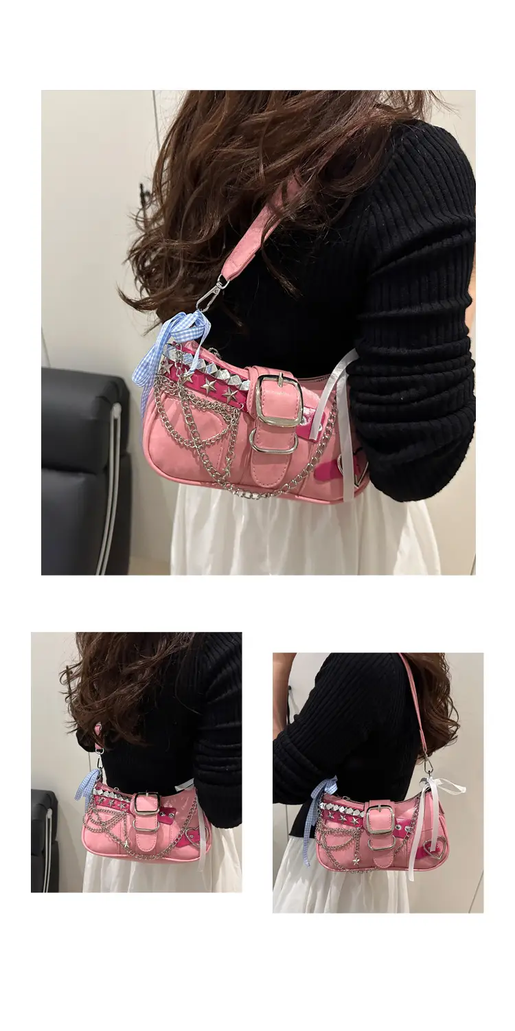 Black High-End Hanging Chain Tote Bag for Women — feature 18