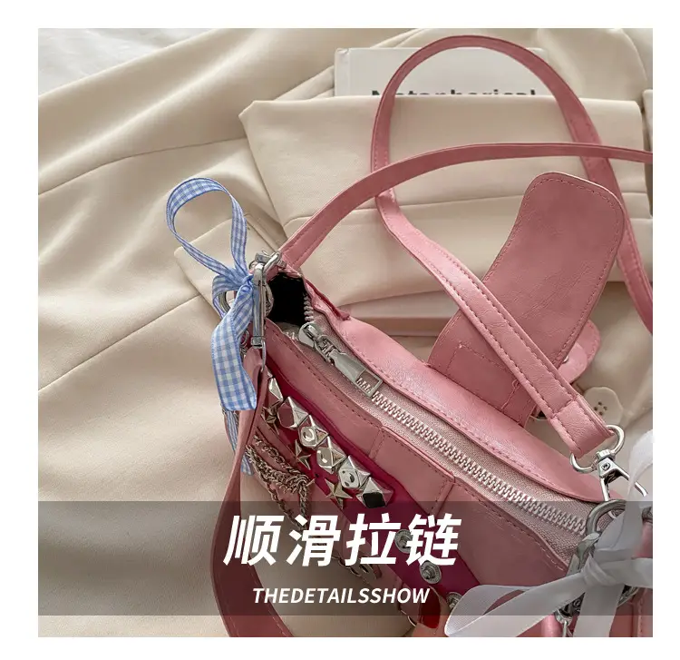 Black High-End Hanging Chain Tote Bag for Women — feature 6