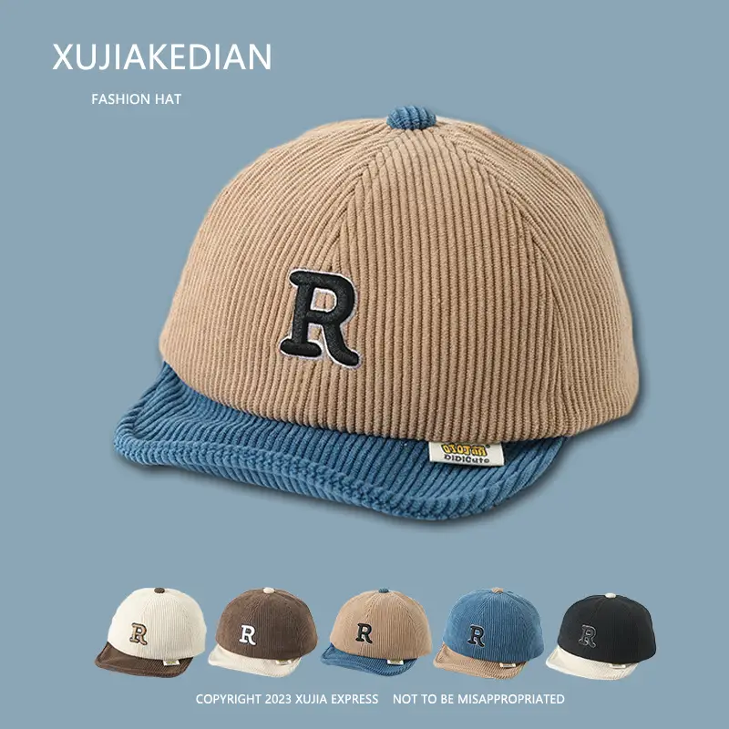 Baby Letter Peaked Cap Autumn Winter Soft Bristle - Image 21