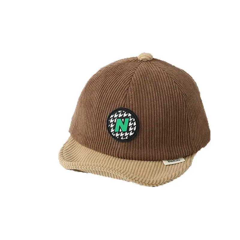 Baby Letter Peaked Cap Autumn Winter Soft Bristle - Image 24