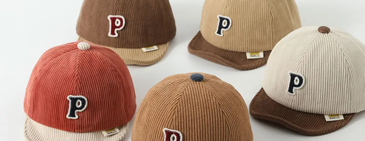 Baby Letter Peaked Cap Autumn Winter Soft Bristle — feature 4