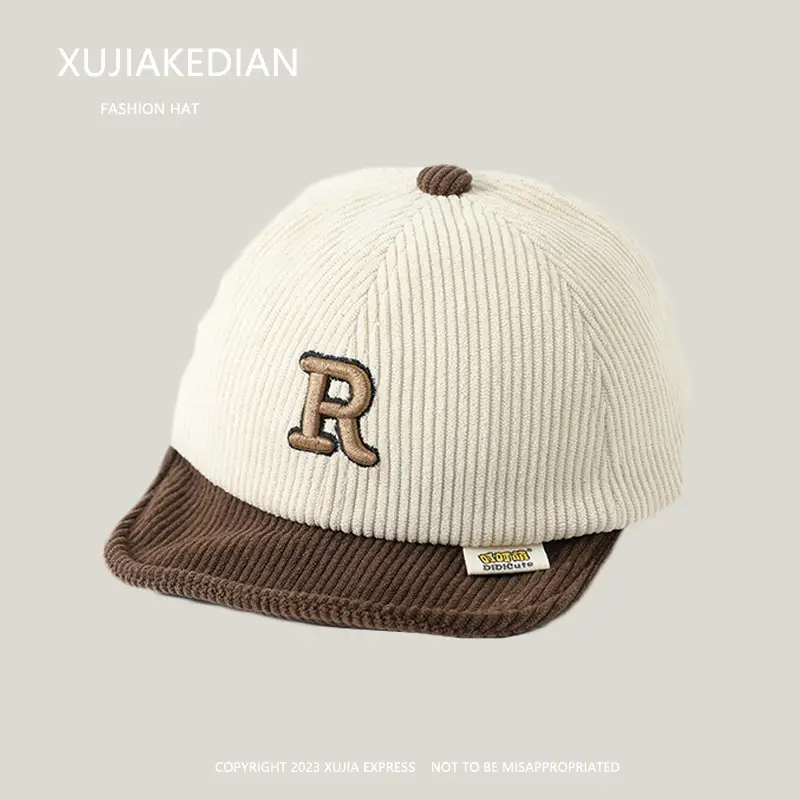 Baby Letter Peaked Cap Autumn Winter Soft Bristle - Image 5