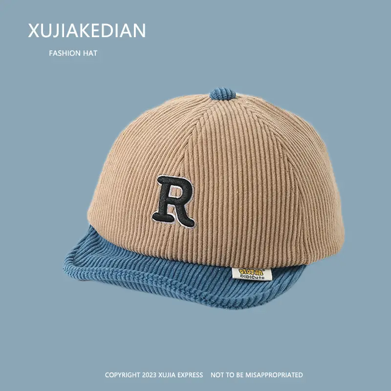 Baby Letter Peaked Cap Autumn Winter Soft Bristle - Image 6