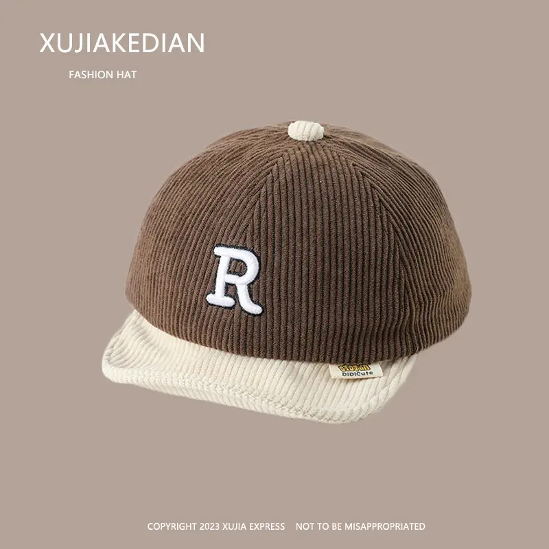 Baby Letter Peaked Cap Autumn Winter Soft Bristle - Image 7