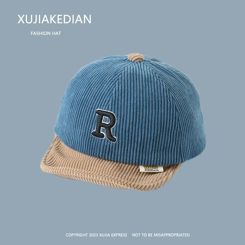 Baby Letter Peaked Cap Autumn Winter Soft Bristle - Image 8