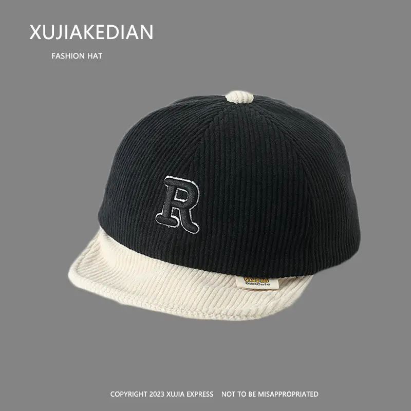 Baby Letter Peaked Cap Autumn Winter Soft Bristle - Image 9