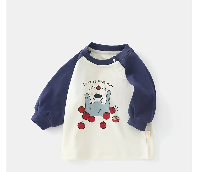 Duuduu Boys Long Sleeve T-Shirt Green White 2025 — feature 10