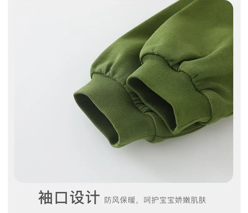 Duuduu Boys Long Sleeve T-Shirt Green White 2025 — feature 27