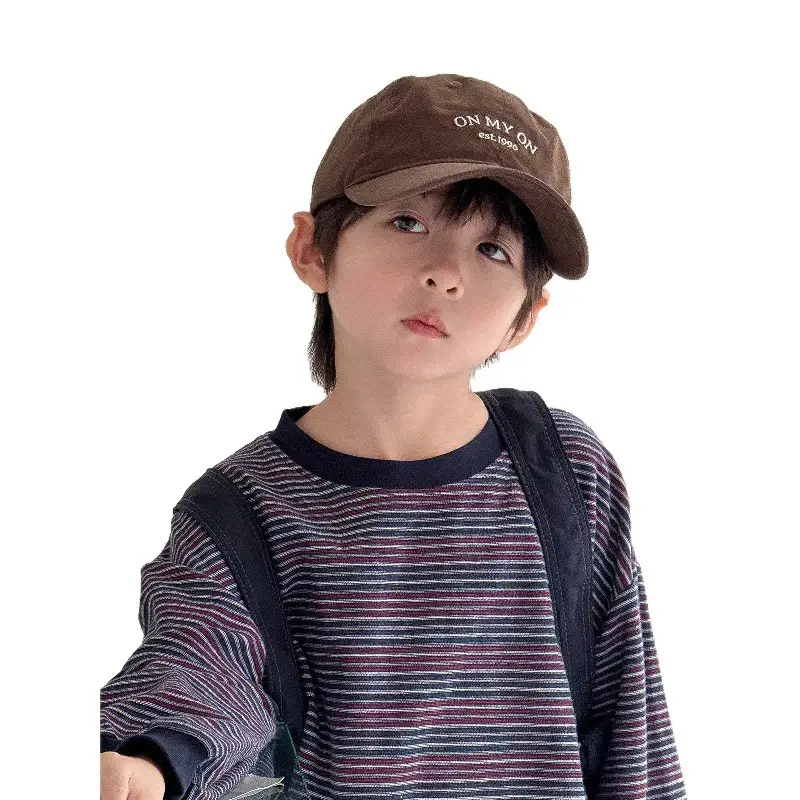 2025 New Kids Baseball Cap Beige Duckbill Sunshade - Image 11