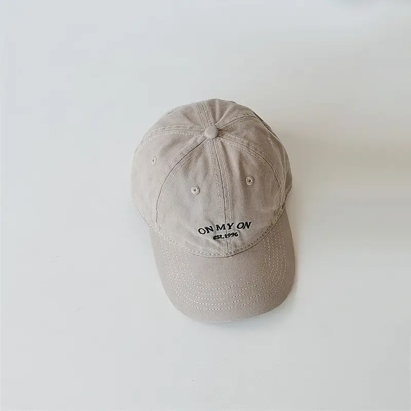 2025 New Kids Baseball Cap Beige Duckbill Sunshade - Image 3