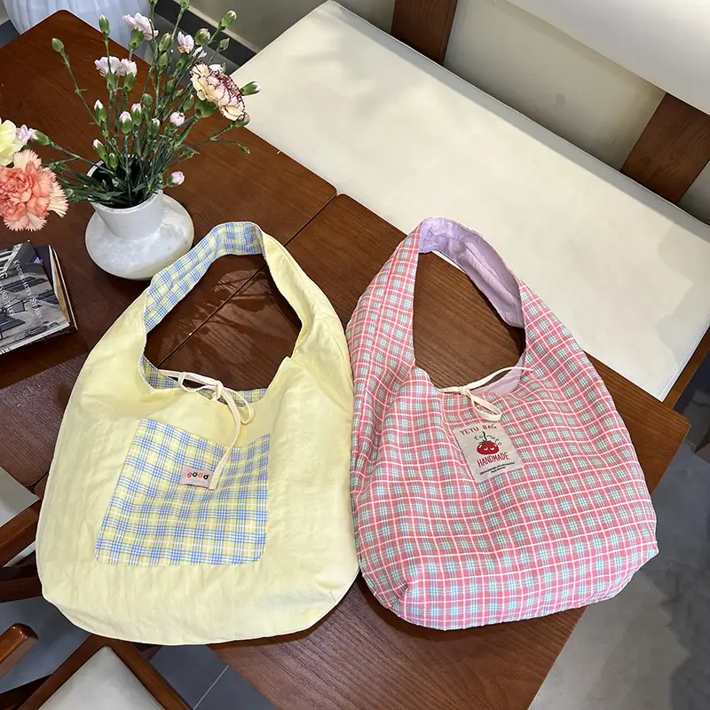 2025 Summer Cartoon Checkered Backpack Large Capacity - Image 4