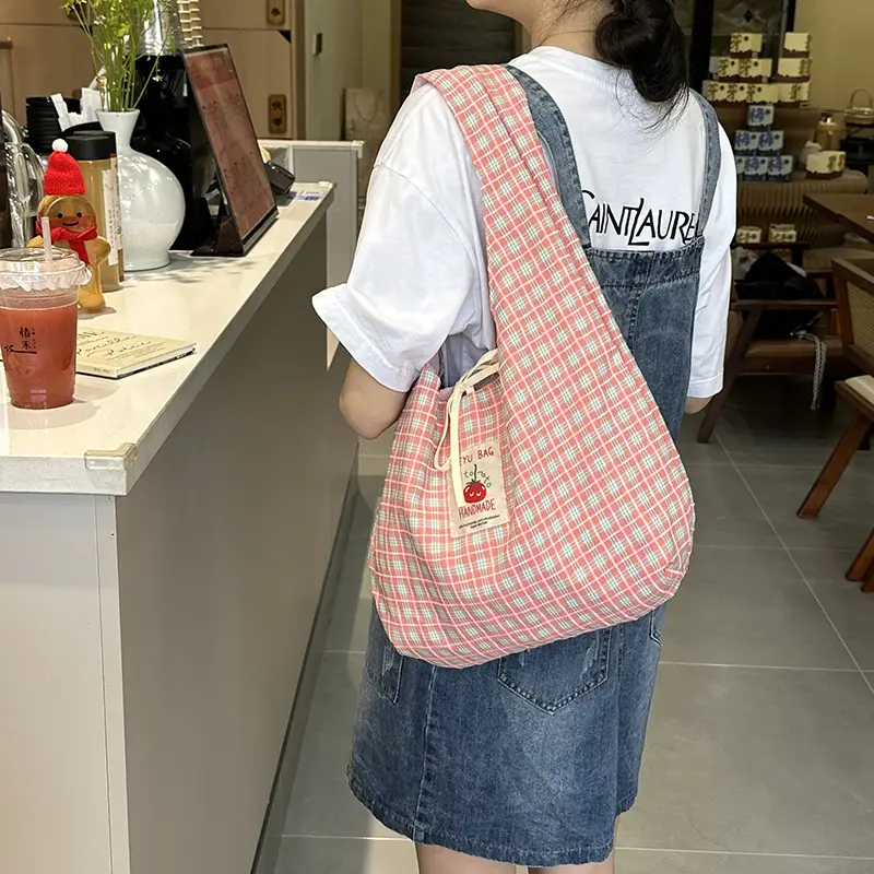 2025 Summer Cartoon Checkered Backpack Large Capacity - Image 5