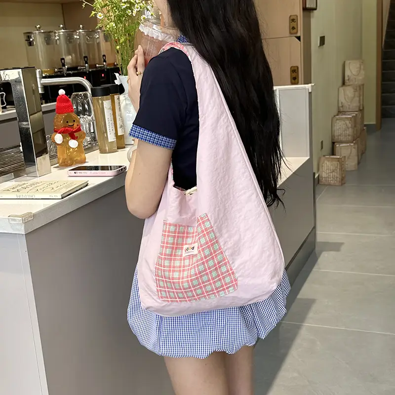 2025 Summer Cartoon Checkered Backpack Large Capacity - Image 6