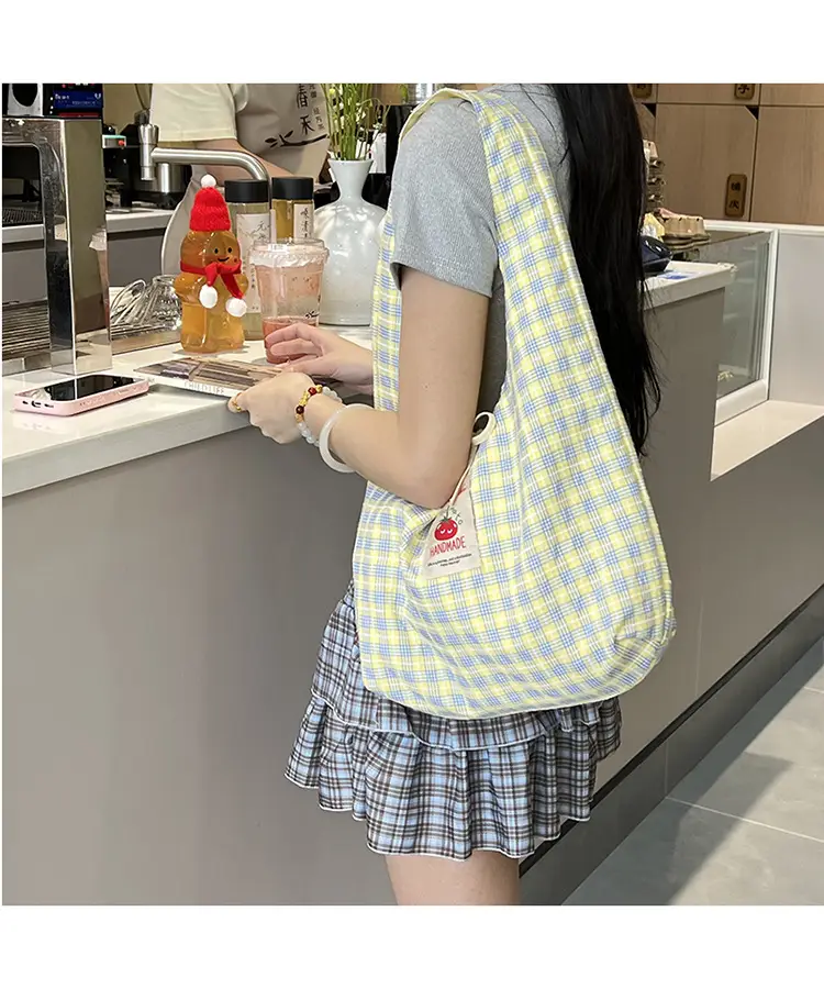 2025 Summer Cartoon Checkered Backpack Large Capacity — feature 4