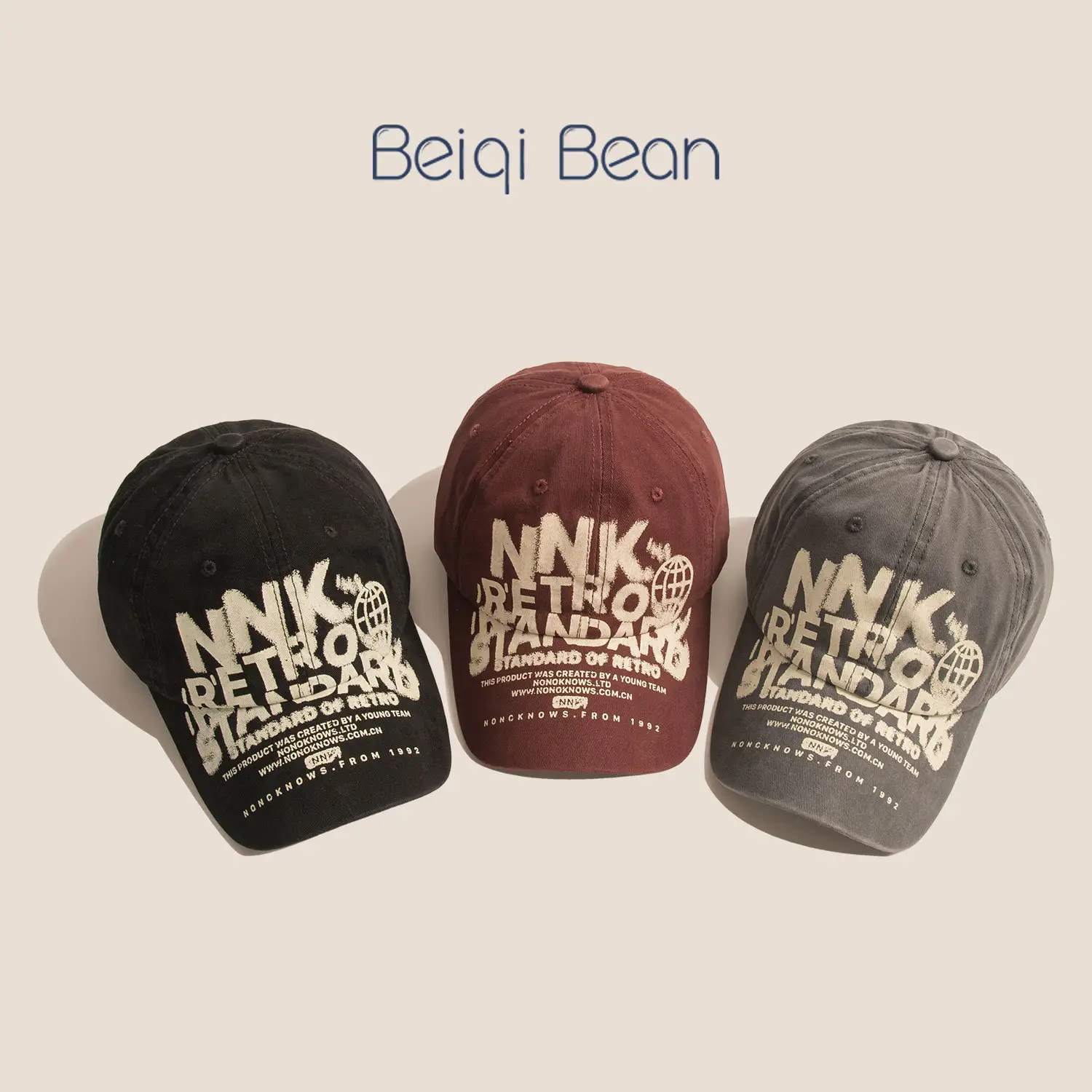 Beiqi Bean Letter Embroidered Baseball Cap Unisex - Image 5