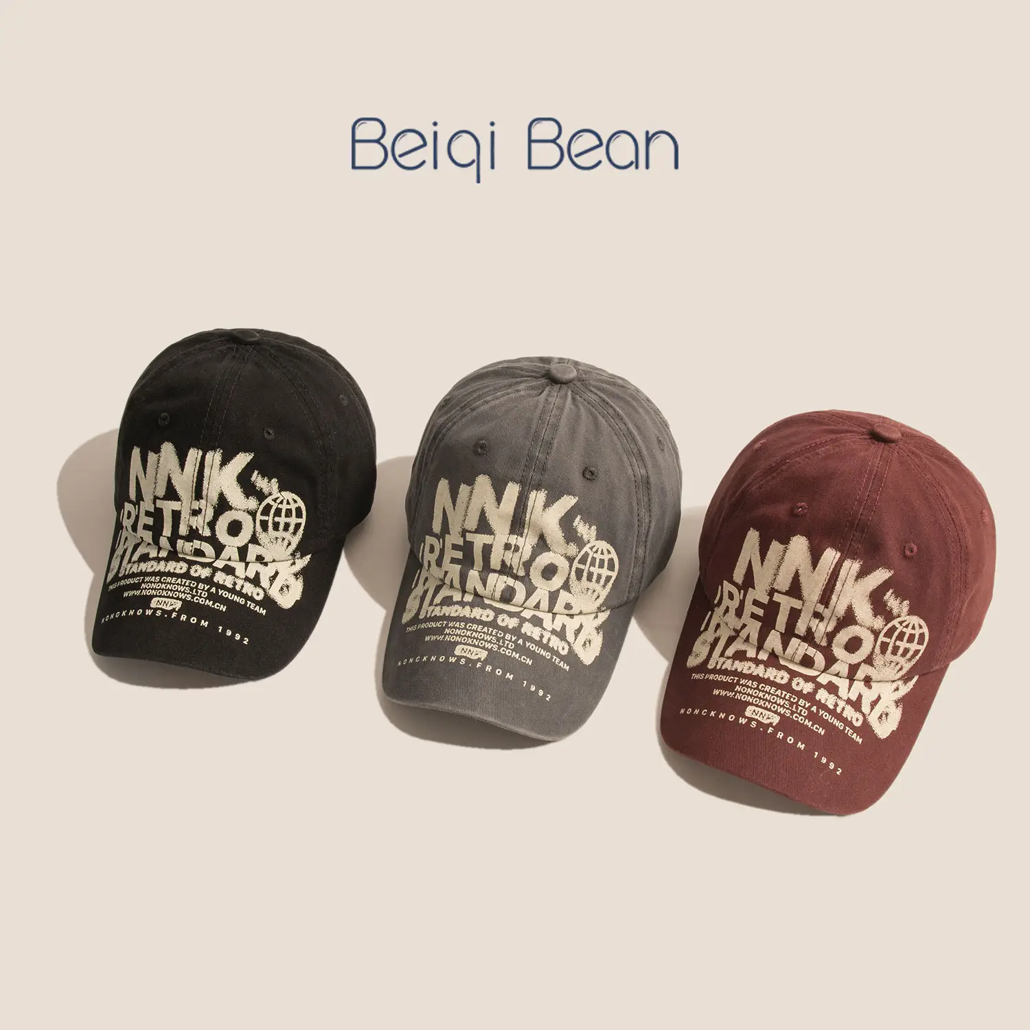 Beiqi Bean Letter Embroidered Baseball Cap Unisex - Image 6