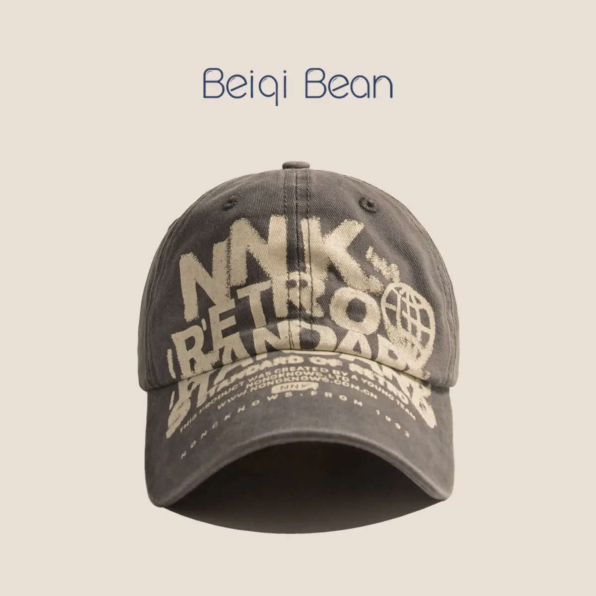 Beiqi Bean Letter Embroidered Baseball Cap Unisex - Image 2