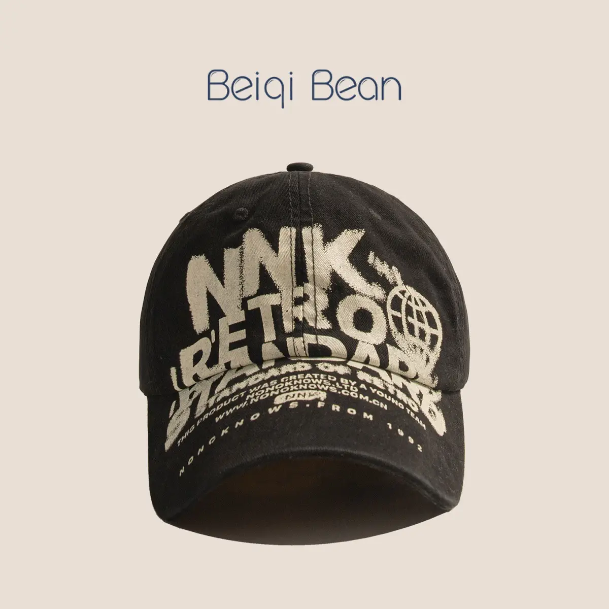 Beiqi Bean Letter Embroidered Baseball Cap Unisex - Image 3