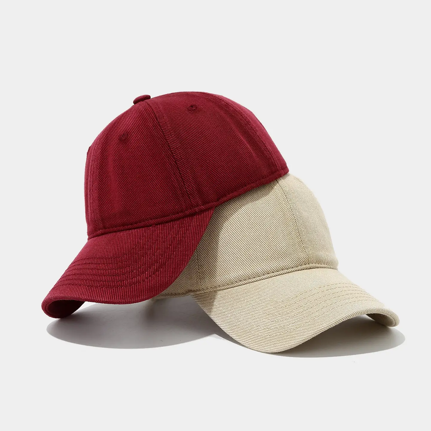 Men Baseball Cap Navy Washable Retro Solid - Image 13