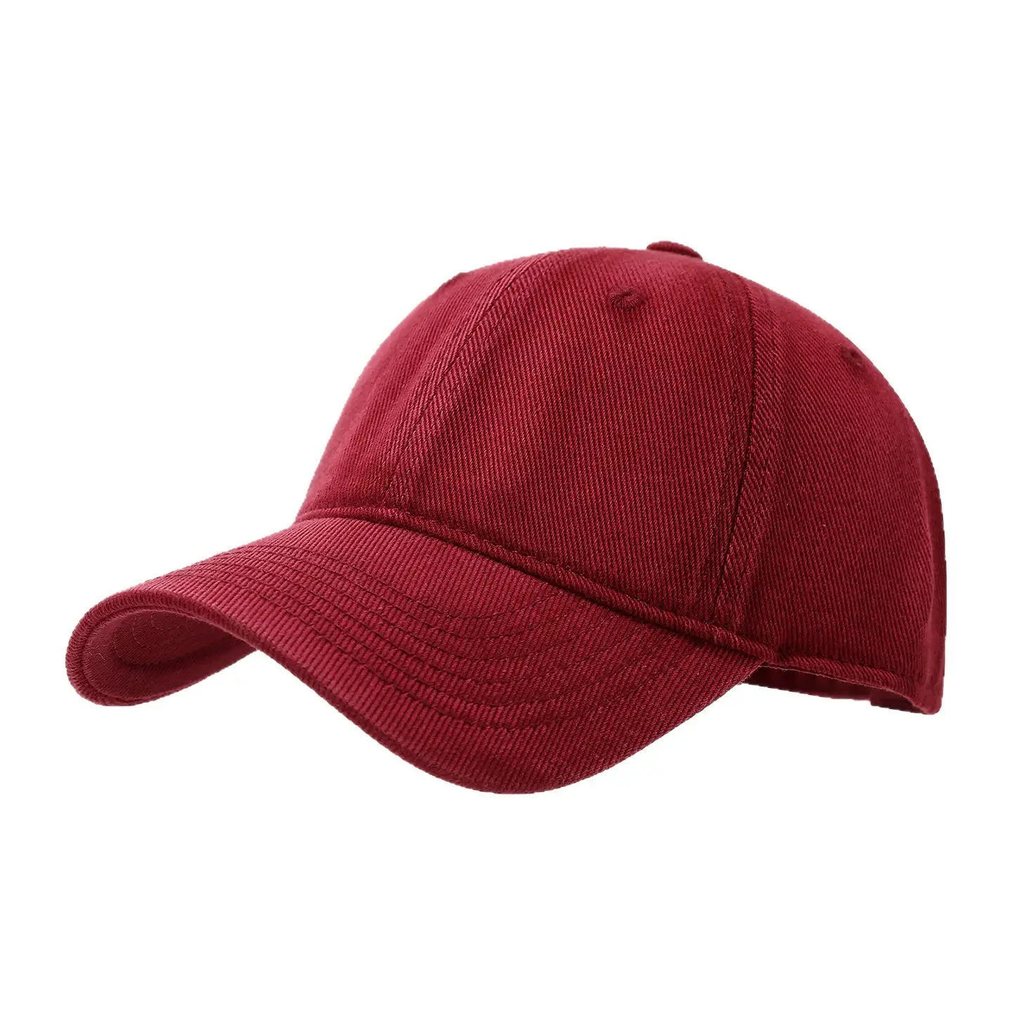 Men Baseball Cap Navy Washable Retro Solid - Image 15