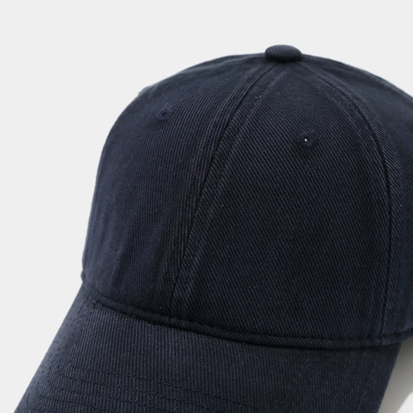Men Baseball Cap Navy Washable Retro Solid — feature 15