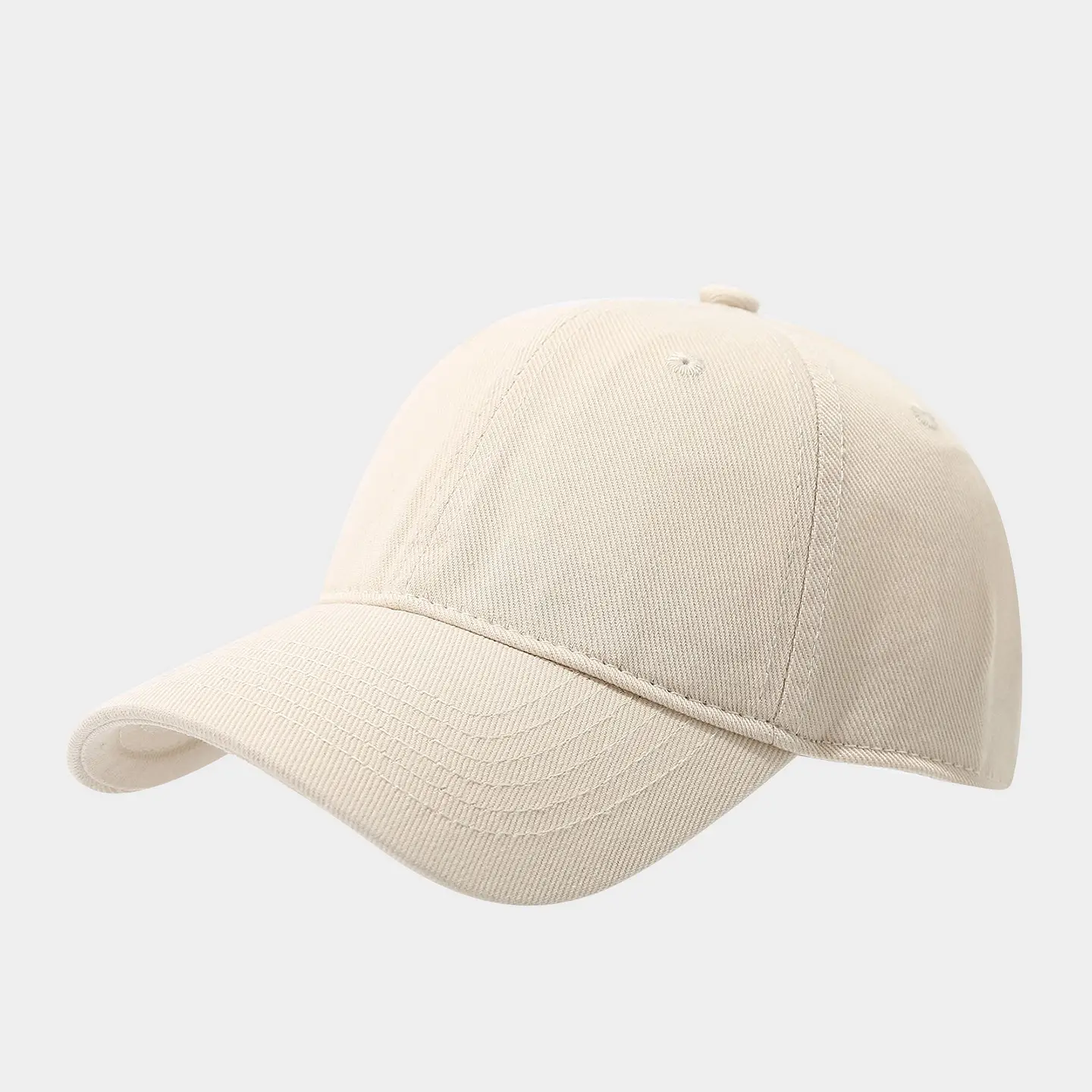 Men Baseball Cap Navy Washable Retro Solid - Image 2