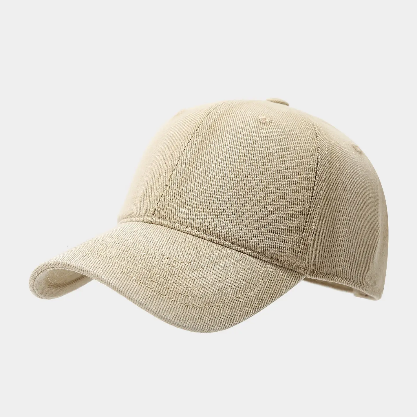 Men Baseball Cap Navy Washable Retro Solid - Image 3