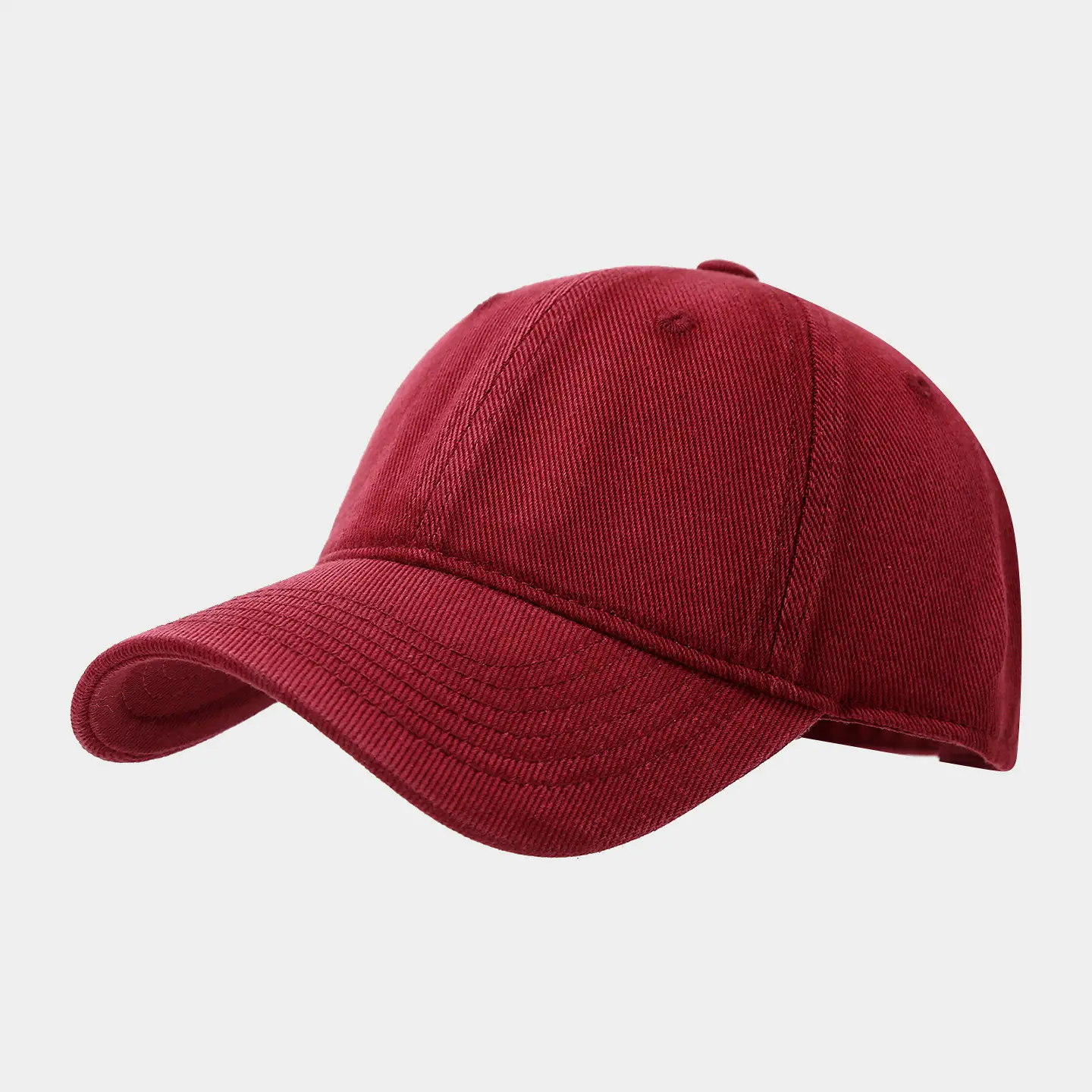 Men Baseball Cap Navy Washable Retro Solid - Image 6