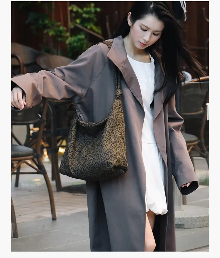Leopard Print Tote Bag Women Retro Shoulder Bag 2026 — feature 23