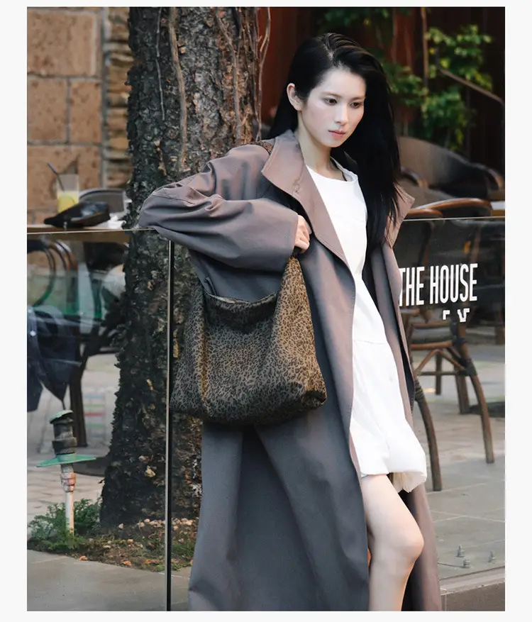 Leopard Print Tote Bag Women Retro Shoulder Bag 2026 — feature 25