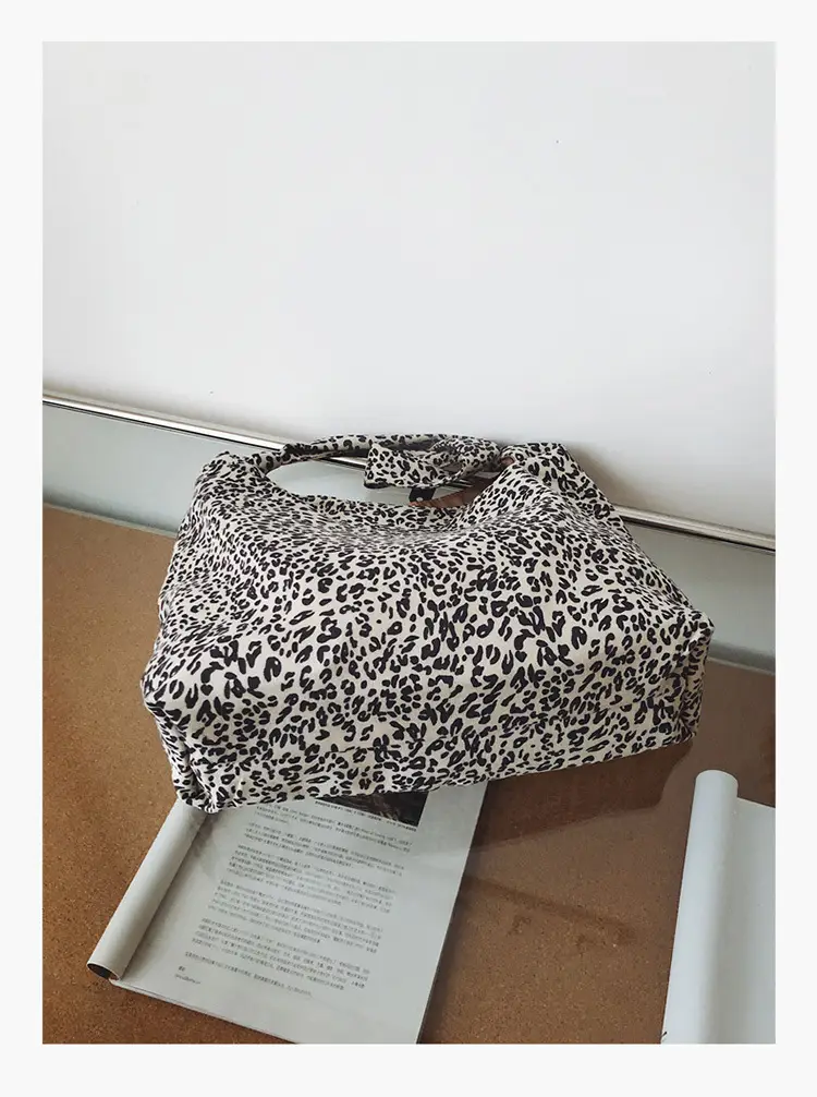 Leopard Print Tote Bag Women Retro Shoulder Bag 2026 — feature 39