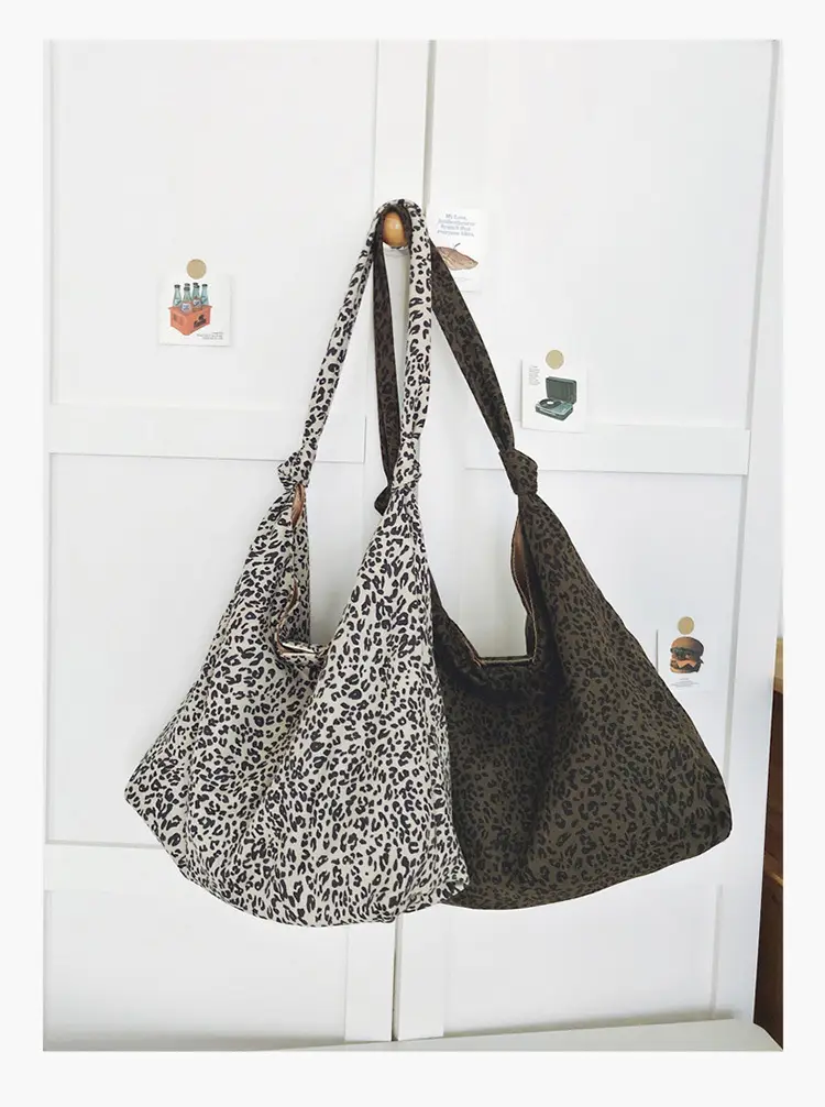 Leopard Print Tote Bag Women Retro Shoulder Bag 2026 — feature 41