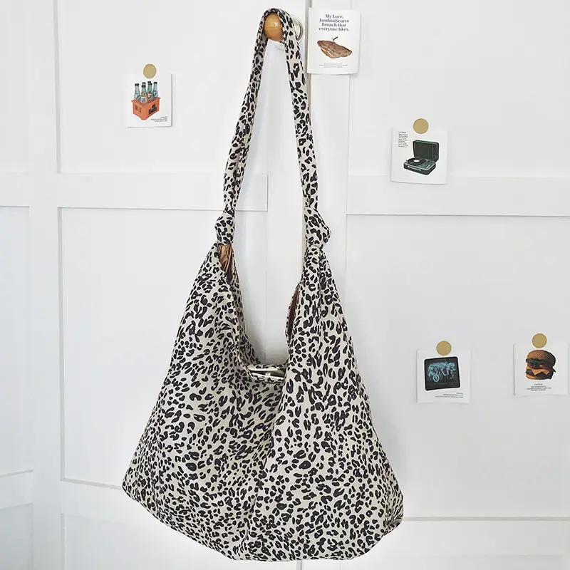Leopard Print Tote Bag Women Retro Shoulder Bag 2026 - Image 4