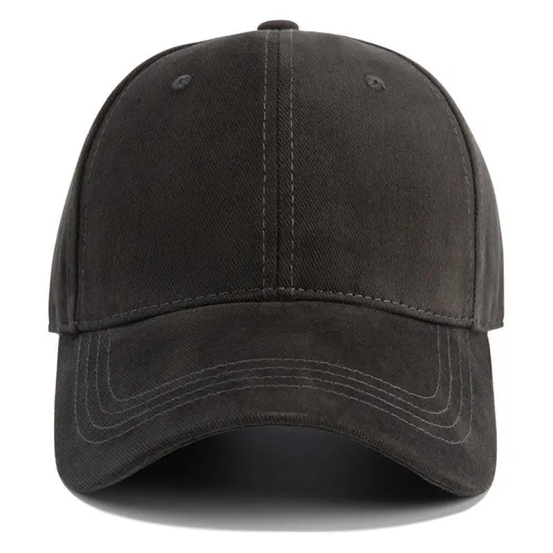 Black Pure Cotton Baseball Cap for Men Women - Image 12