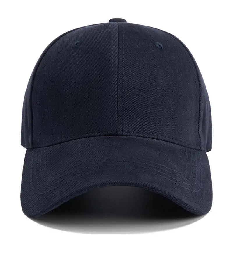 Black Pure Cotton Baseball Cap for Men Women - Image 7