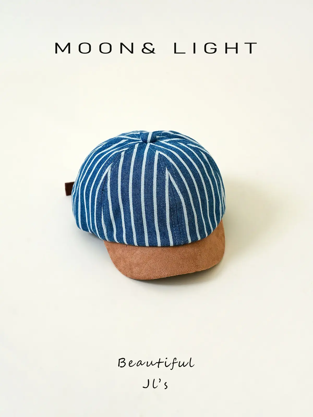 Denim Striped Baby Hats for Kids Spring Autumn Sun Protection — feature 15