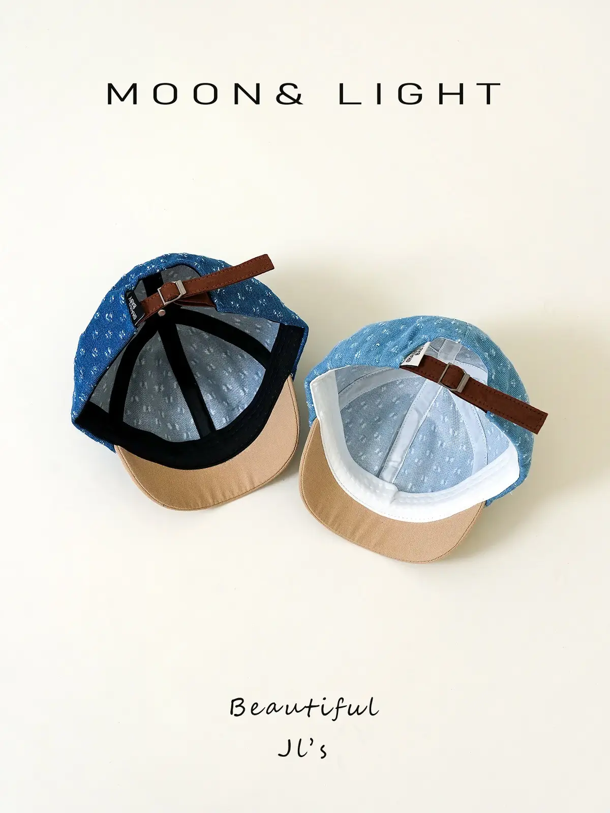 Denim Striped Baby Hats for Kids Spring Autumn Sun Protection — feature 19